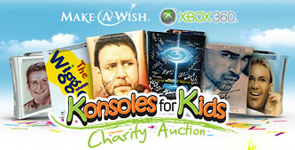 Xbox 360 Konsoles for Kids charity auction