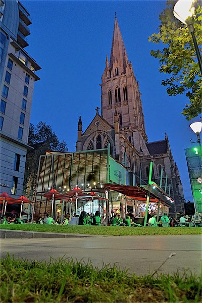 HDR photo of St Pauls cathedral in Melbourne