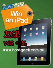 Win an iPad with HostGeek!