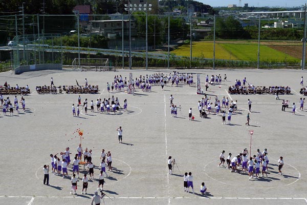Undokai, a Japanese junior high school sport festival