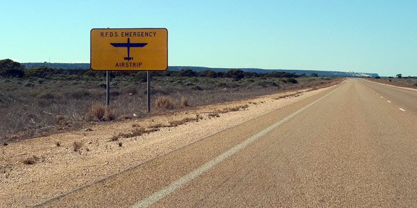RFDS - Emergency Airstrip on the Eyre Highway in WA