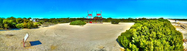 Panorama photo of the SA/WA border