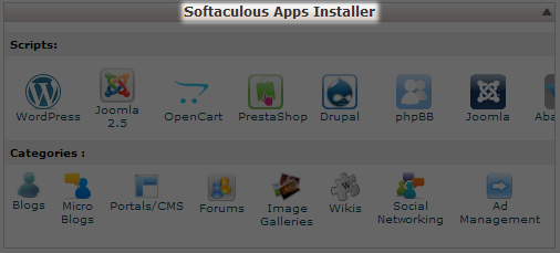 Australian WordPress cloud website hosting Crucial's cPanel: Softaculous