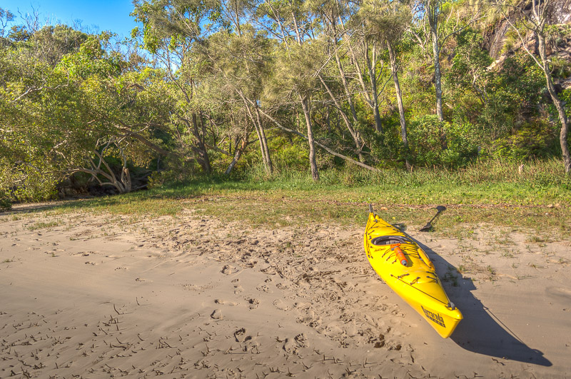Leave without a trace: kayak camping