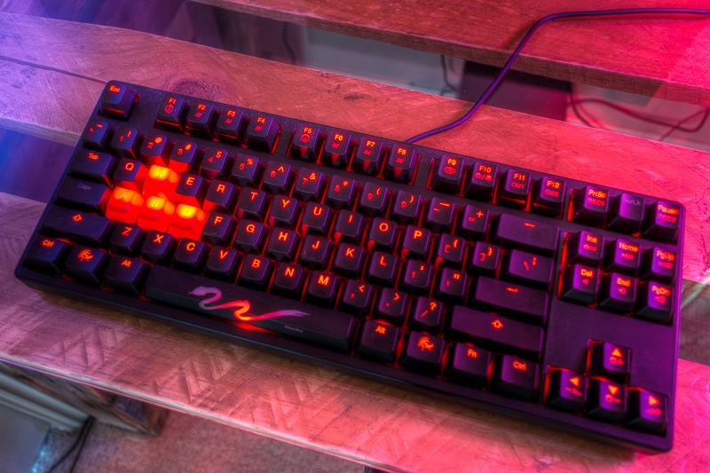 Ducky Shine 3 TKL Mechanical Keyboard Red LED Cherry Brown Switches