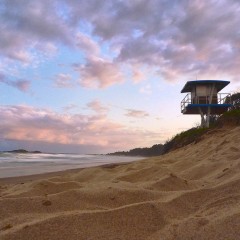 30d30m#11/12/13: Sawtell Beach at sunset and Muttonbird Island, Coffs Harbour